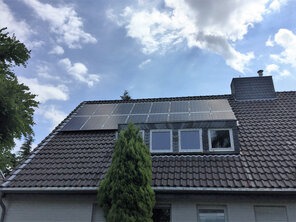 Einfamilienhaus mit Ost und West Belegung